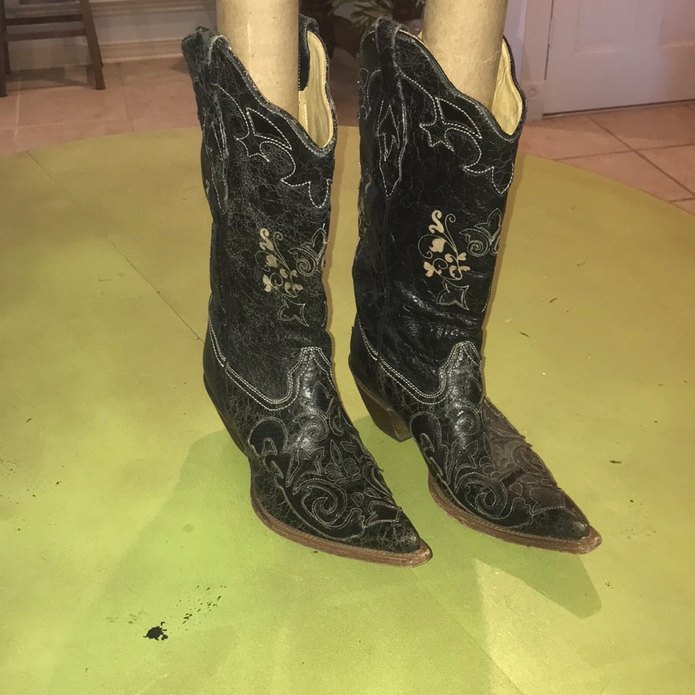 Corral Women's Lizard Inlay Western Cowgirl Boot